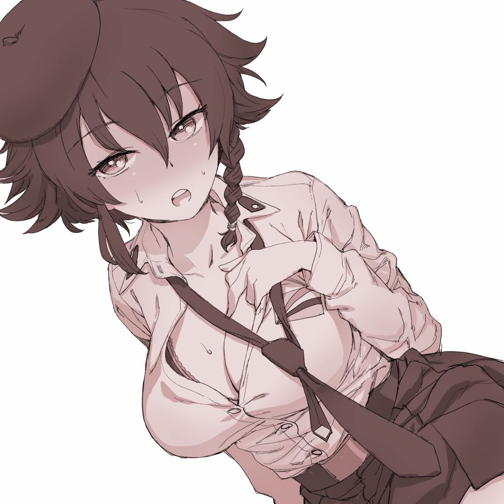 おっぱいの二次元エロ画像。