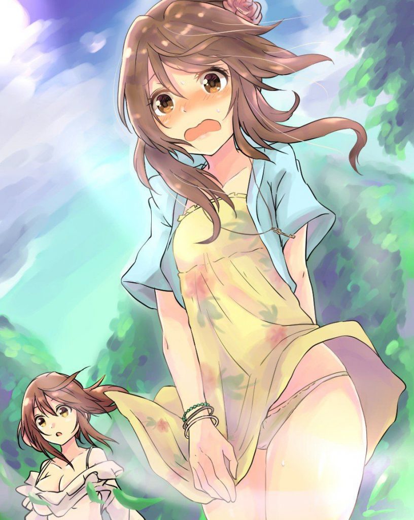 ラッキースケベの二次エロ画像で！