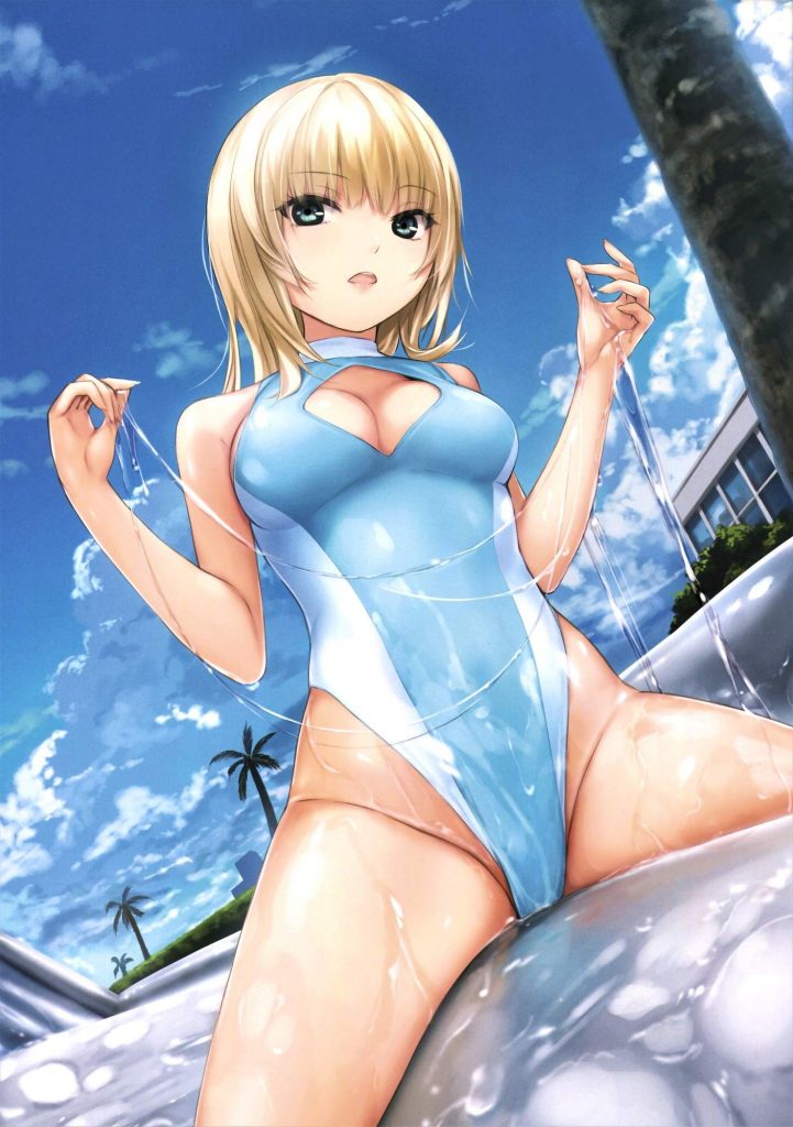 水着の至高vs究極のエロ画像