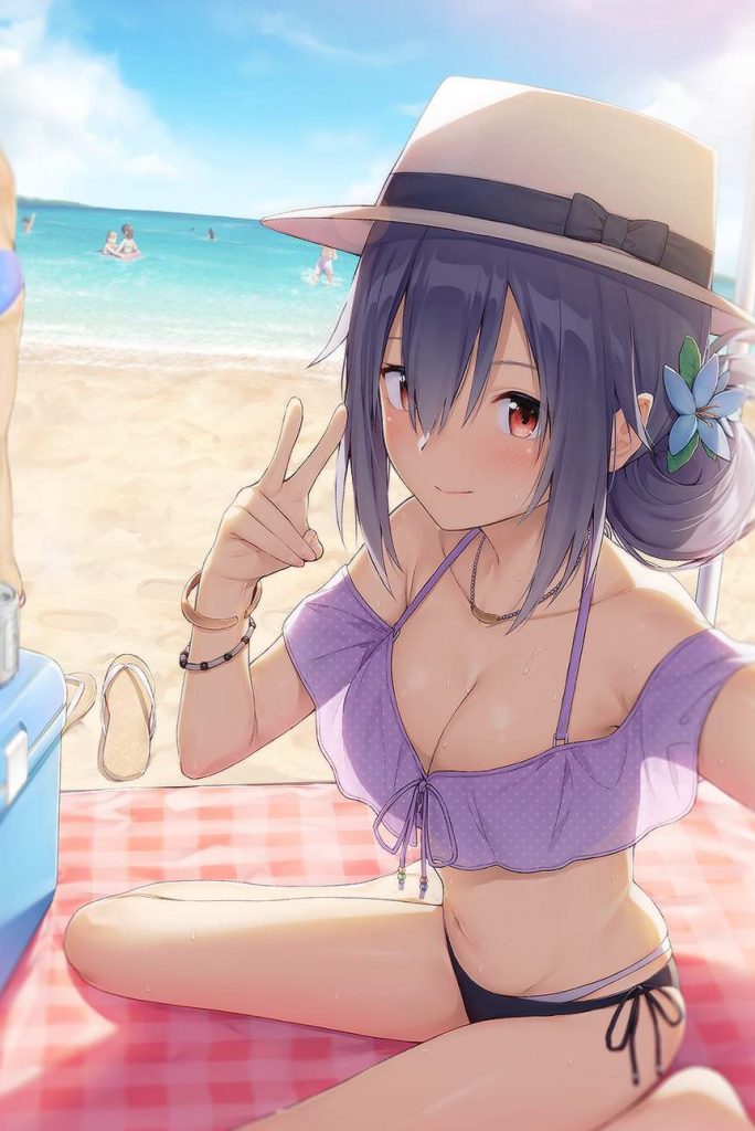 水着の二次エロ画像