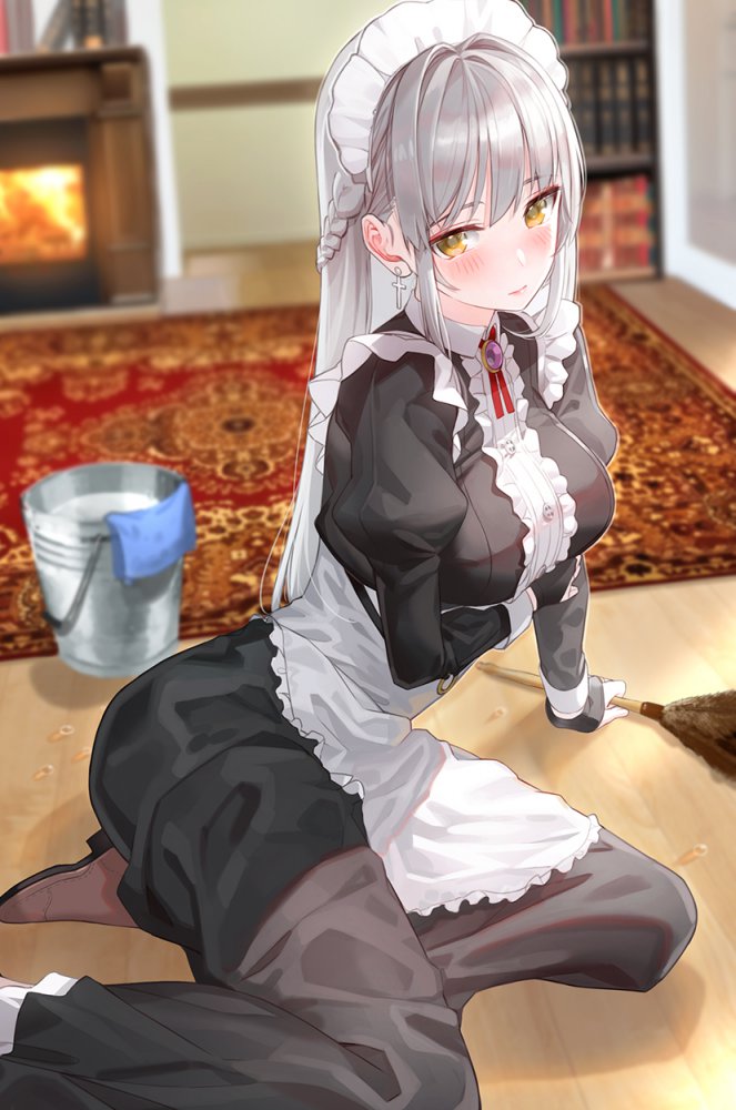 【※勃起不可避】メイドの美少女画像がヤバスギクンwwwwwwwwww【二次画像】