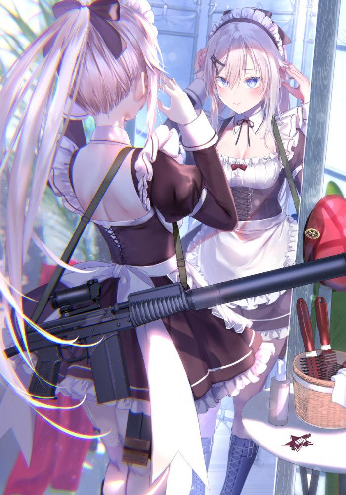 【※勃起不可避】メイドの美少女画像がヤバスギクンwwwwwwwwww【二次画像】