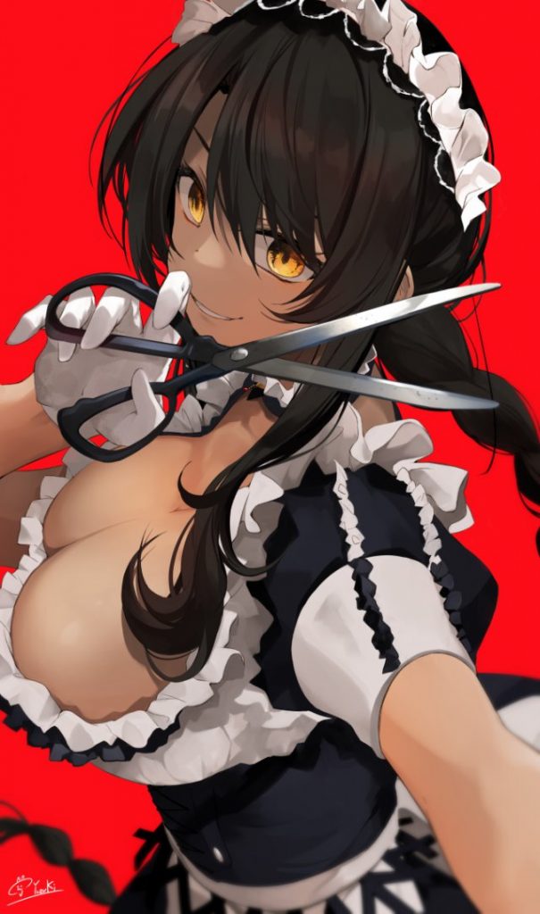 【※勃起不可避】メイドの美少女画像がヤバスギクンｗｗｗｗｗｗｗｗｗｗ【二次画像】