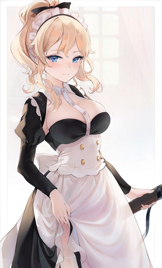 【※勃起不可避】メイドの美少女画像がヤバスギクンｗｗｗｗｗｗｗｗｗｗ【二次画像】
