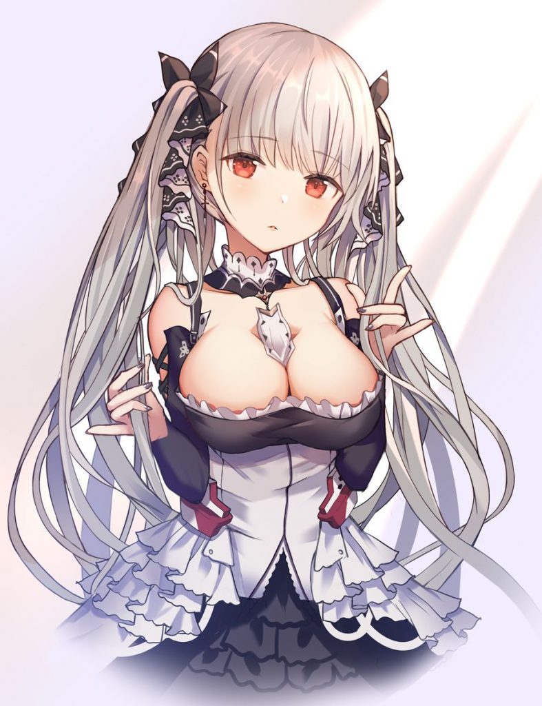 銀髪のレベルが高いエロ画像