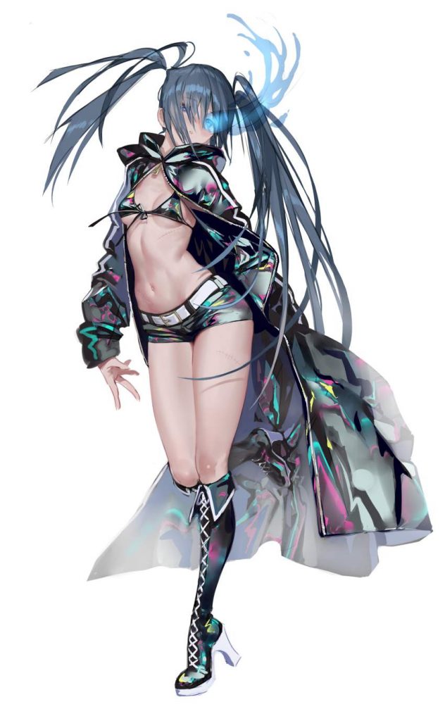 ブラックロックシューターの可愛い二次元画像。