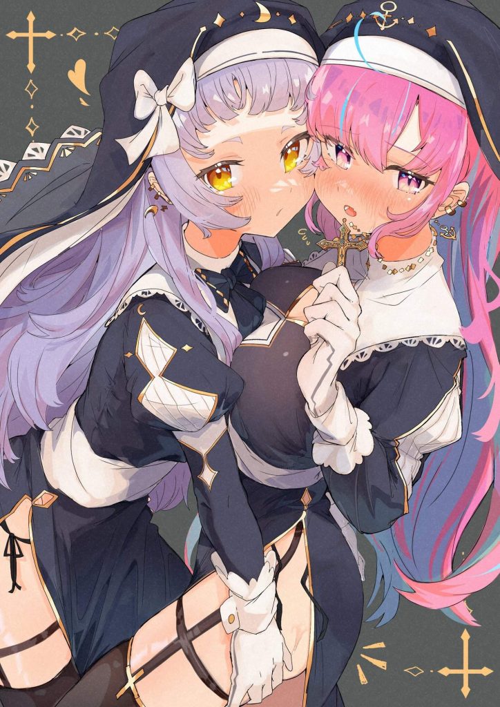 百合・レズの二次エロ画像で!