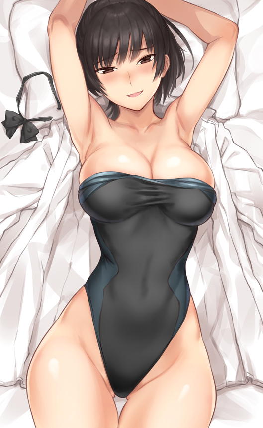 競泳水着の虹エロ画像