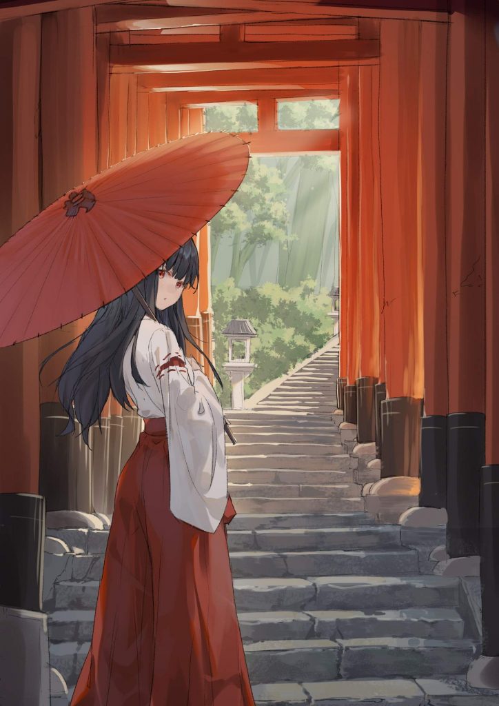 巫女のエロ画像