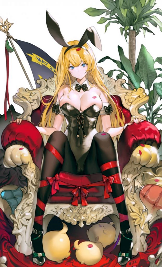 バニーガールの二次エロ画像でいい夢みましょ♪