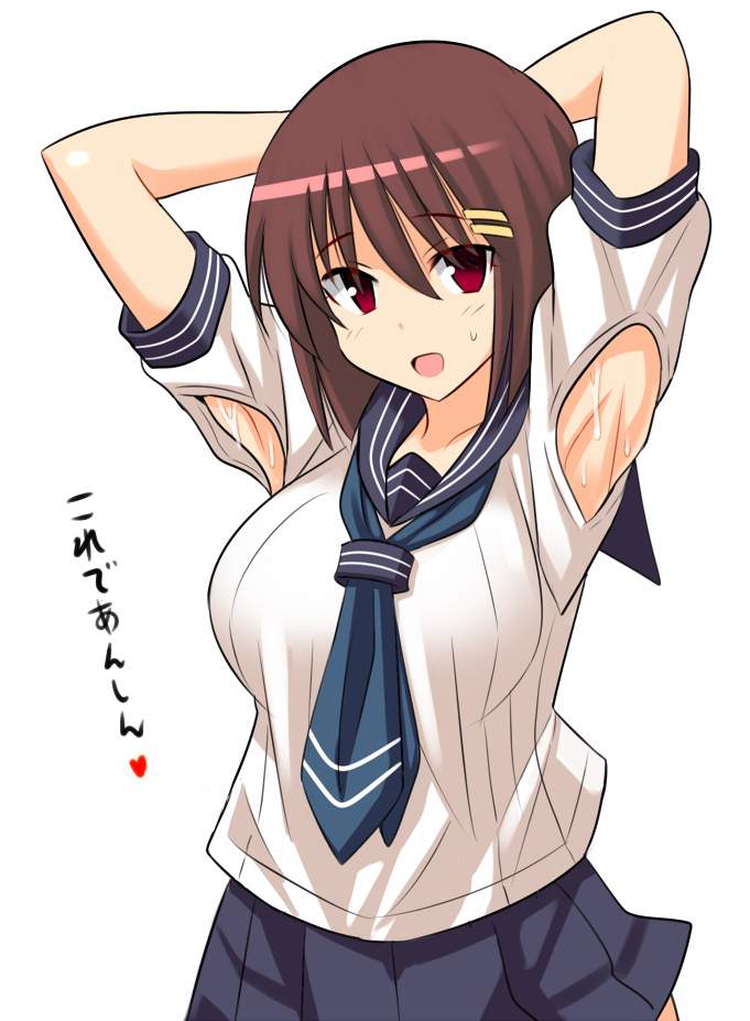 わきフェチの二次エロ画像まとめ