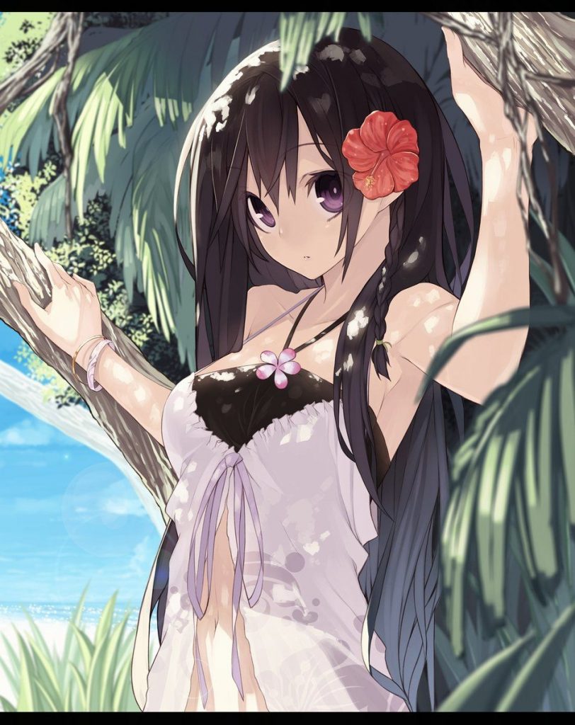Hないたずらをしたくなる黒髪のエロ画像