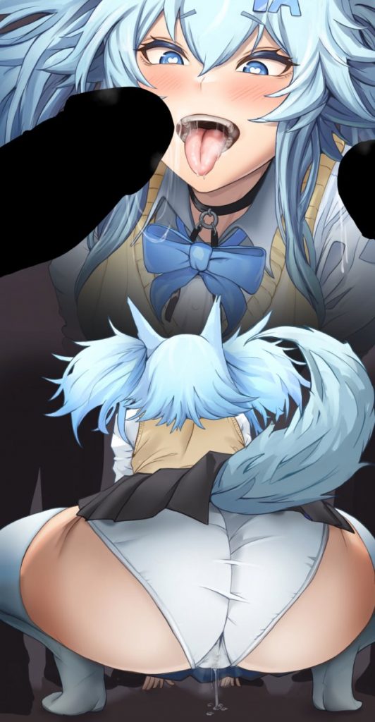 舌の二次元エロ画像。