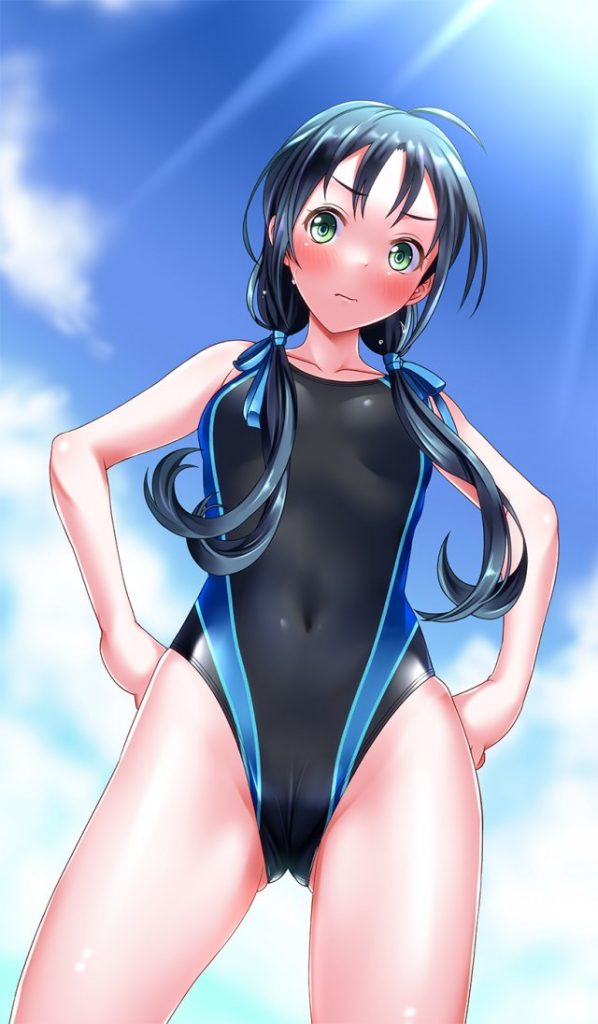 競泳水着のよさを再確認できるエロ画像