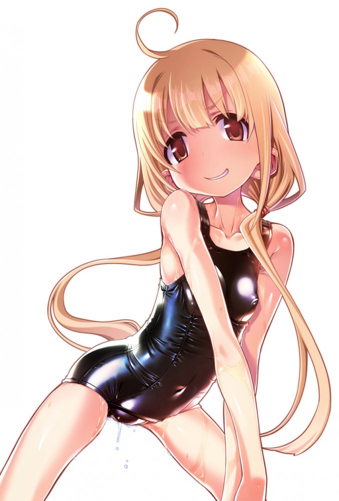 スク水の背徳感あふれるエロ画像