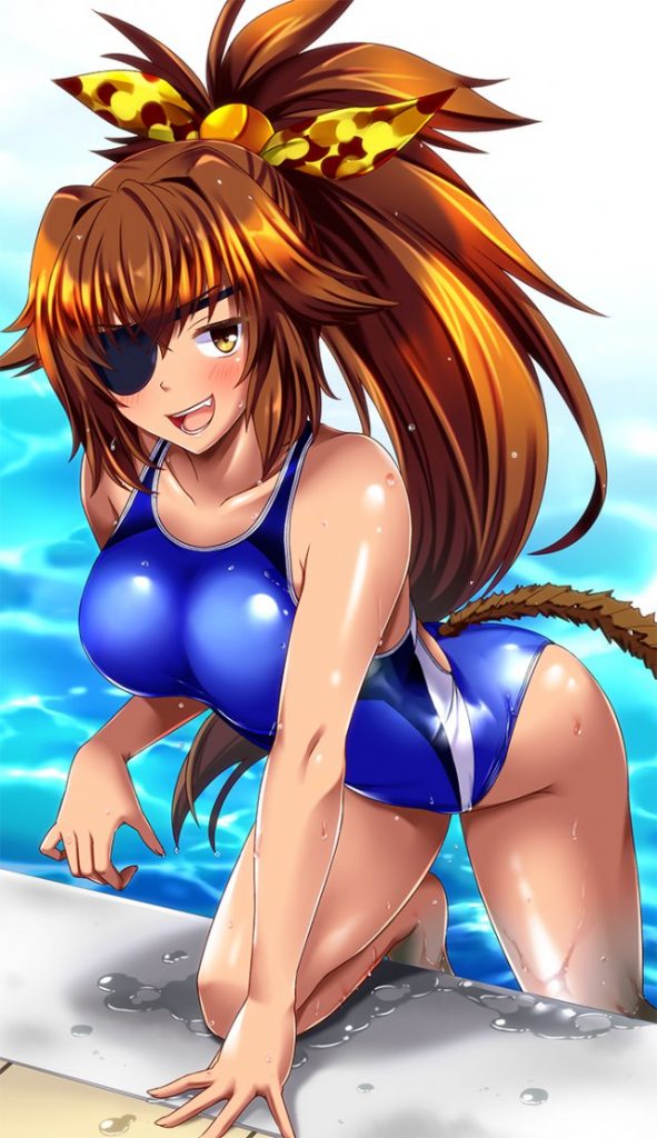 競泳水着のよさを再確認できるエロ画像