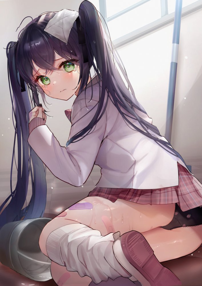 ツインテールの虹エロ画像