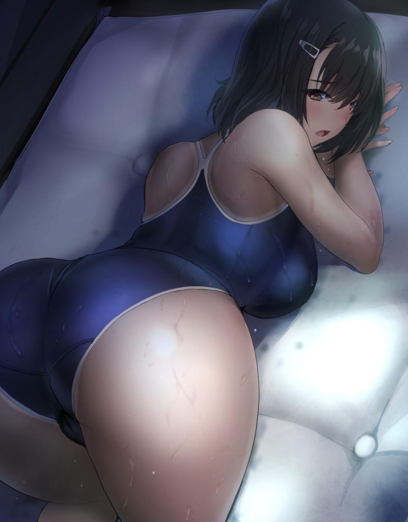 スク水の二次エロ画像で！
