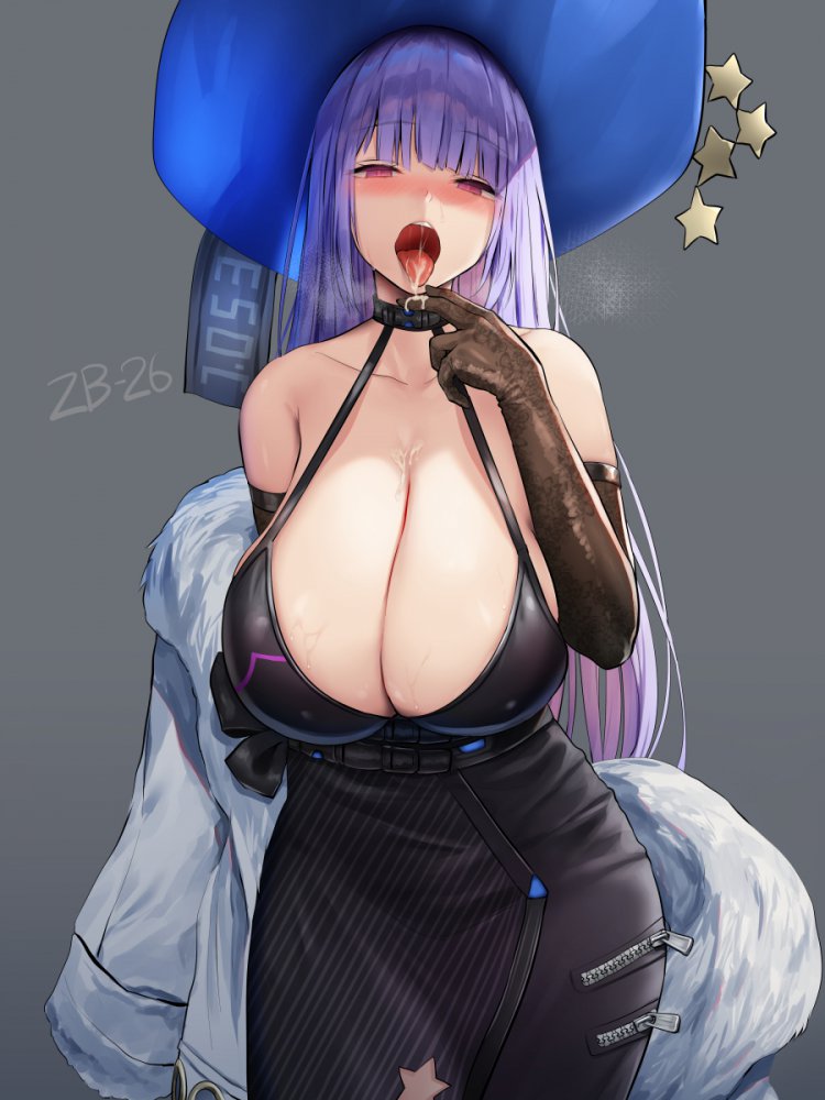 舌の二次元エロ画像。