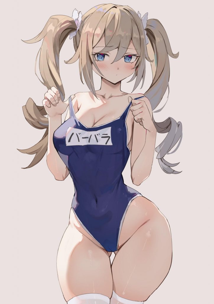 スク水の二次エロ画像で！