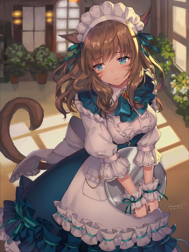 メイドの二次エロ画像で抜きたい!
