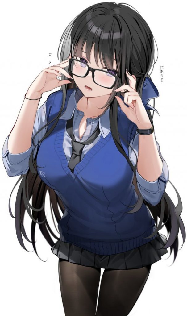 【二次】眼鏡のメチャシコで可愛い女の子のエッチな画像