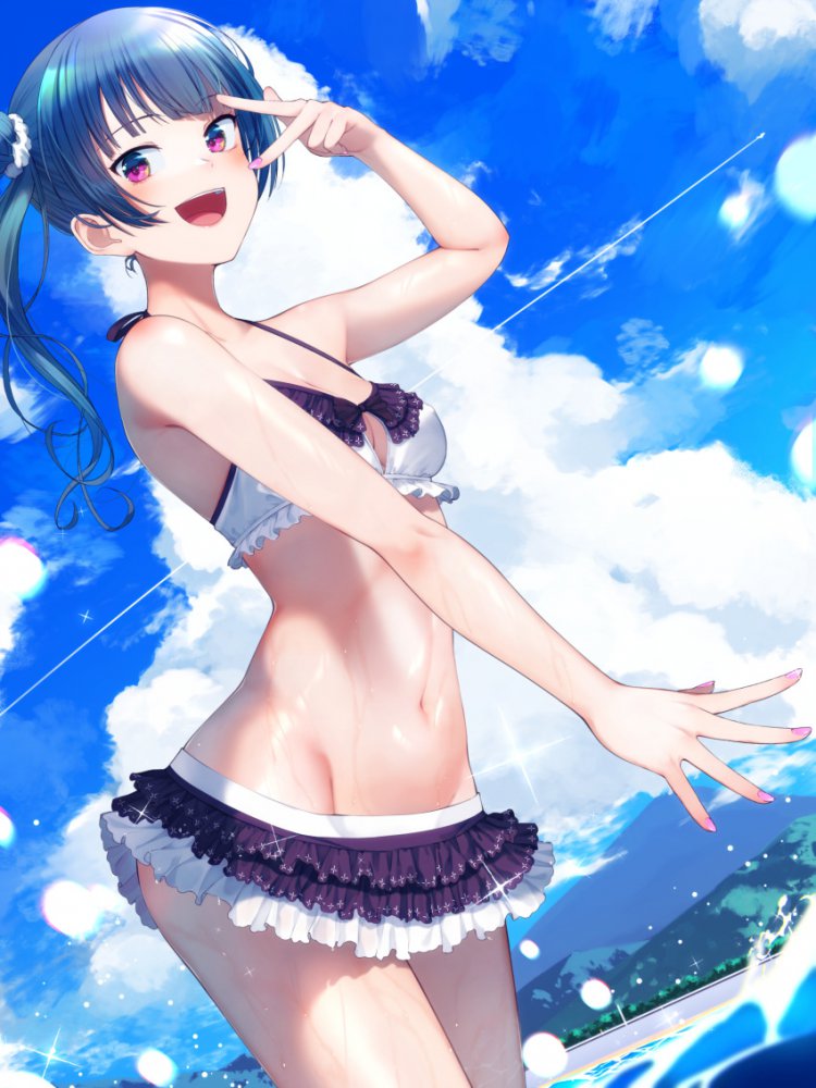 水着の二次エロ画像でいい夢みましょ♪