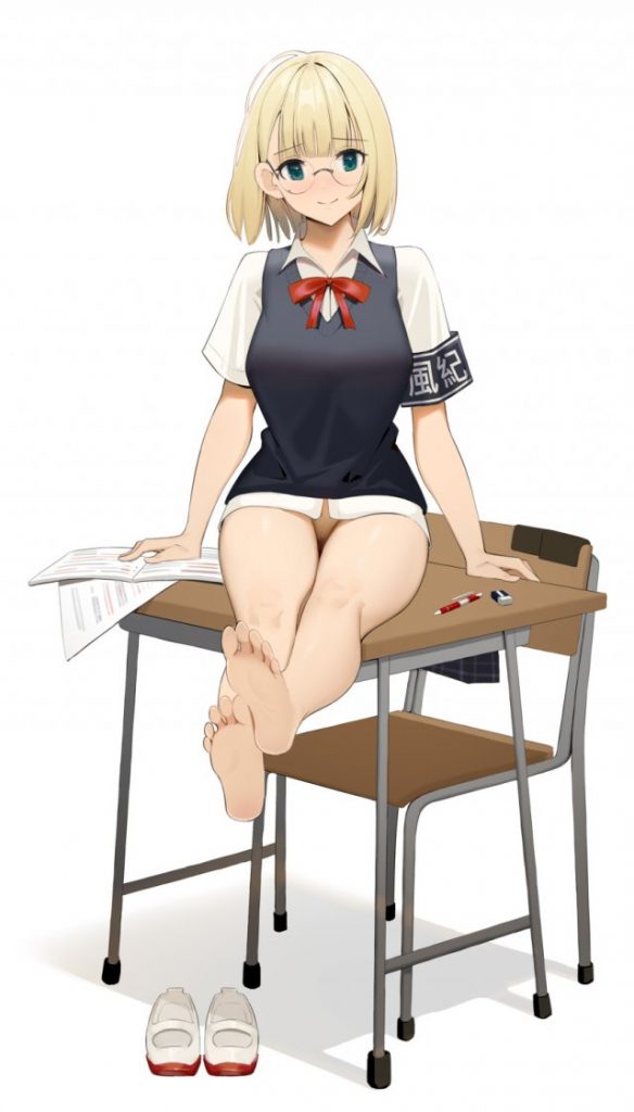 【二次】眼鏡のメチャシコで可愛い女の子のエッチな画像
