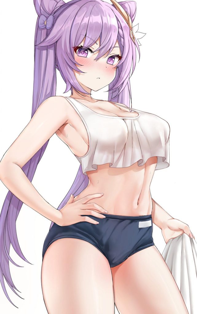 ニーソの萌えイラスト