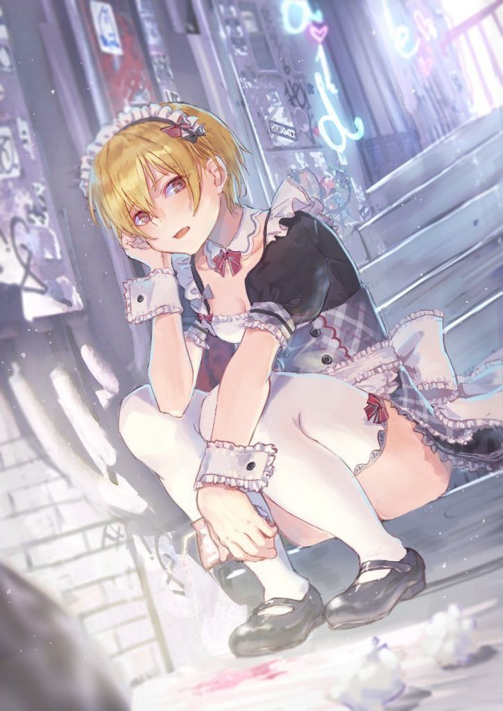 メイドの二次エロ画像で抜きたい!