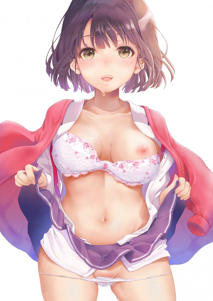 こんなにエロ過ぎる脱ぎかけの画像は反則です！
