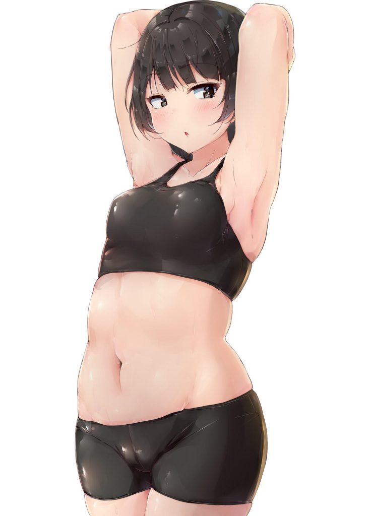 体操服・ブルマの二次元エロ画像。