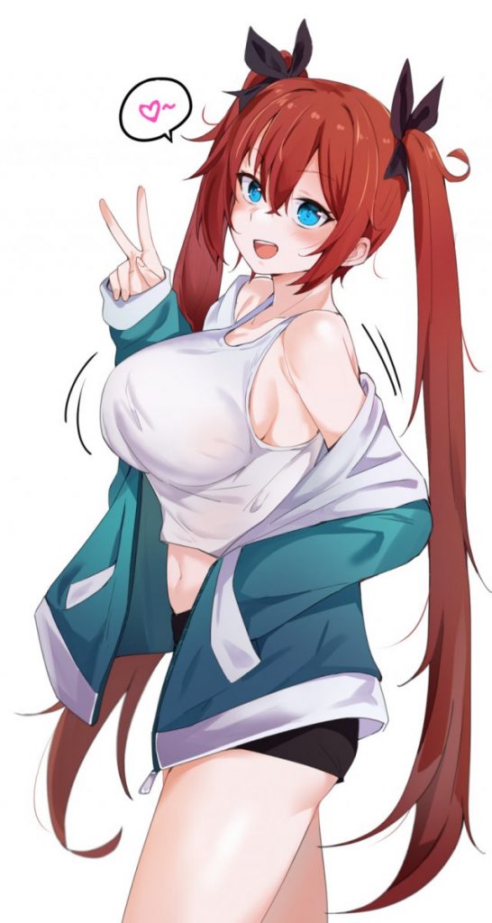 Hないたずらをしたくなるツインテールのエロ画像