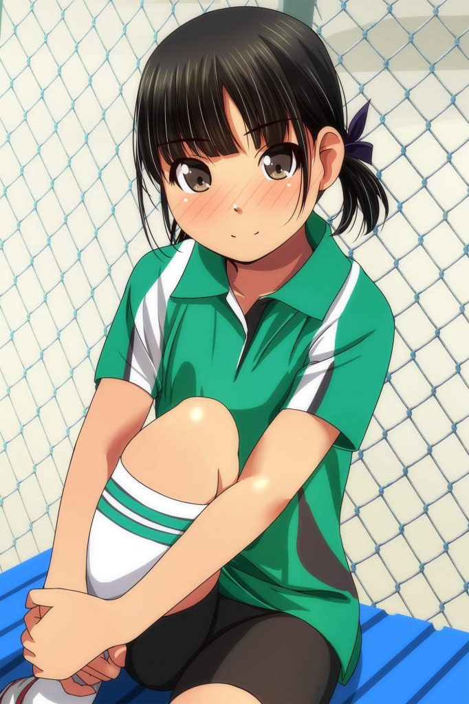 体操服・ブルマの二次元エロ画像。