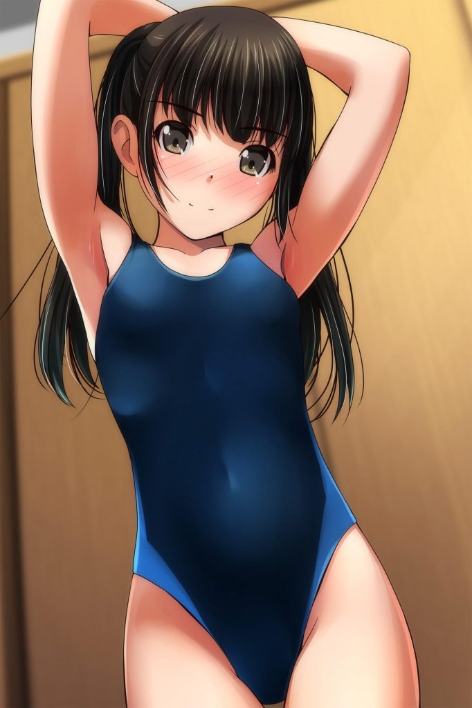 競泳水着の背徳感あふれるエロ画像