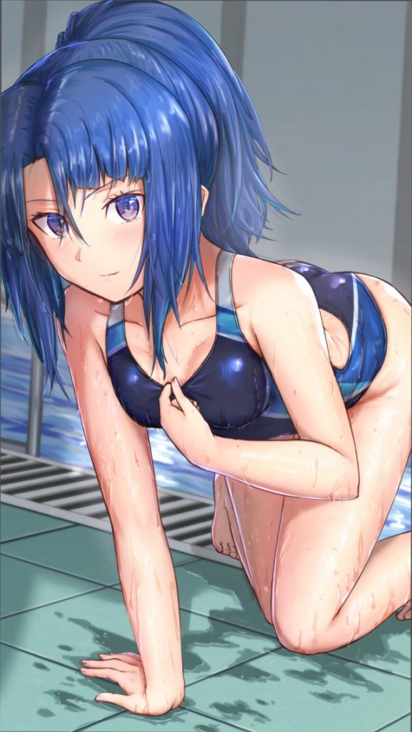 競泳水着の背徳感あふれるエロ画像