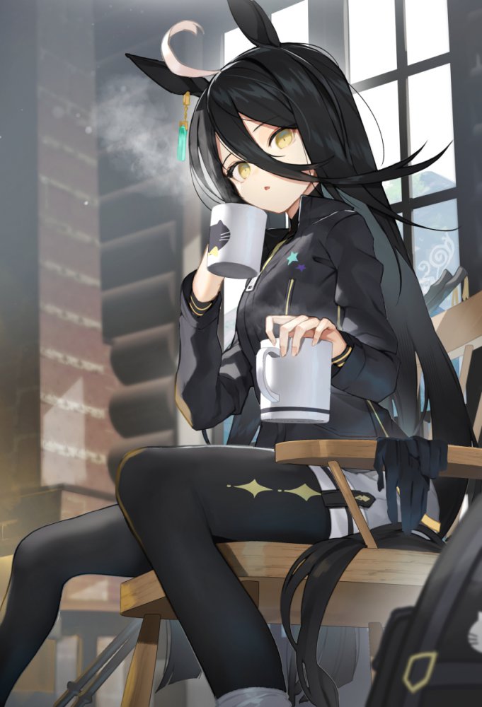 パンスト・タイツの二次フェチ画像。