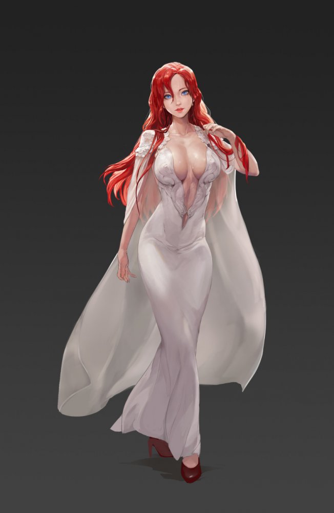 巨乳の二次フェチ画像。