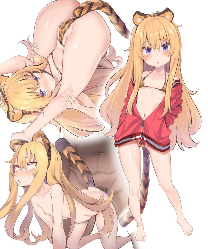バイブ・ローターの二次元エロ画像。