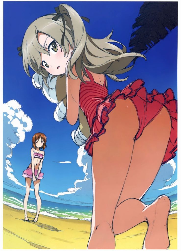 ローアングルの二次エロ画像を愛でる。