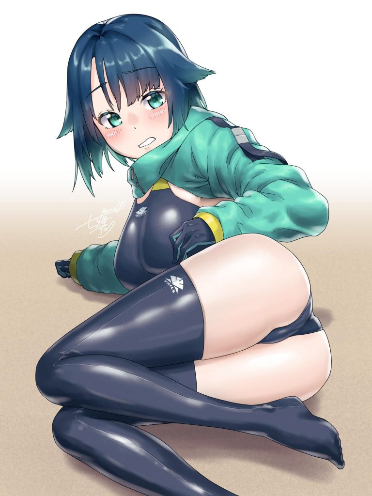 競泳水着の背徳感あふれるエロ画像