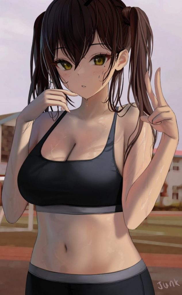 Hないたずらをしたくなるツインテールのエロ画像