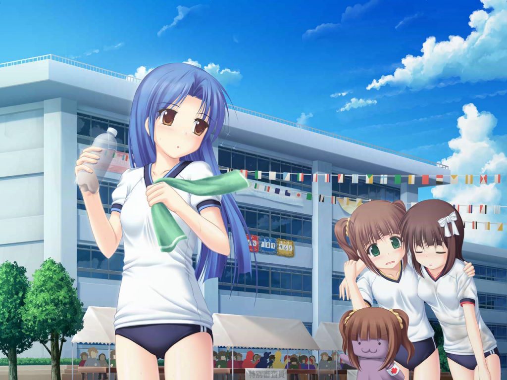 体操服・ブルマの二次元エロ画像。