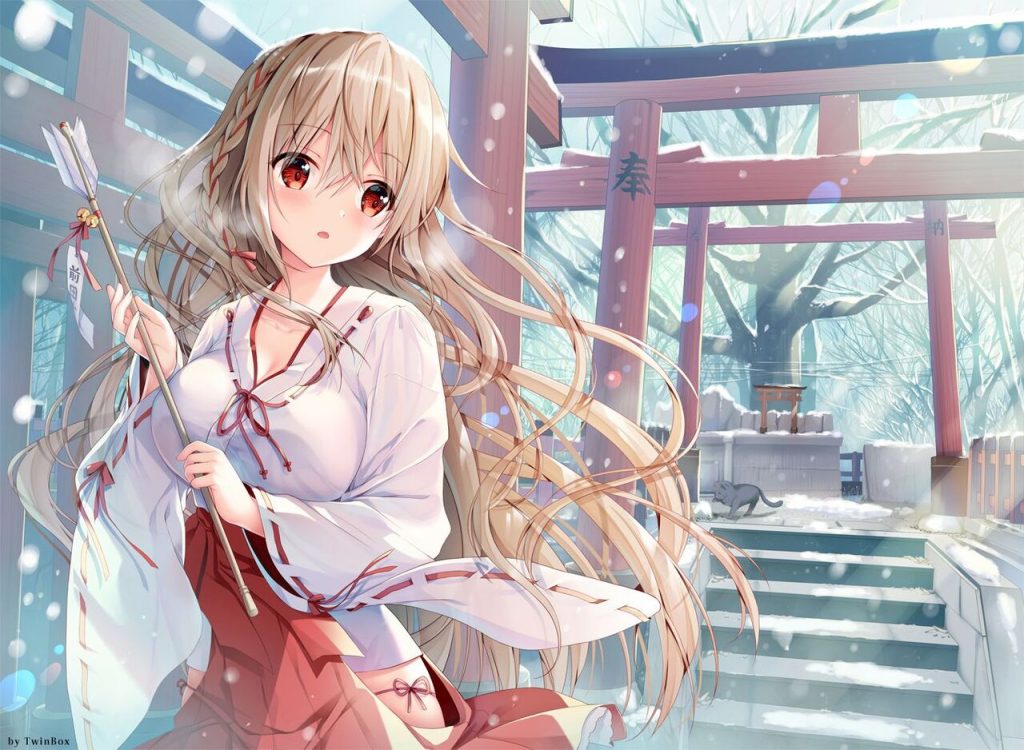 巫女のエロ画像詰め合わせ