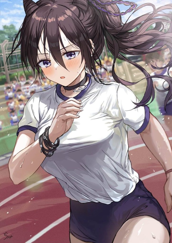 ニーソの二次エロ画像でいい夢みましょ♪