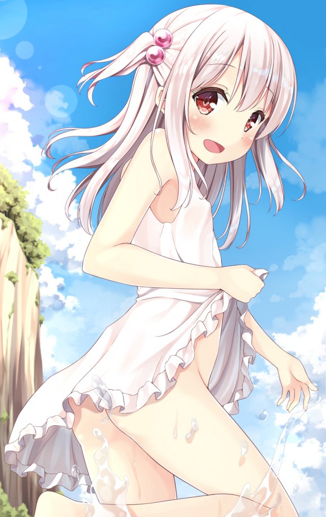 濡れ透けの虹エロ画像