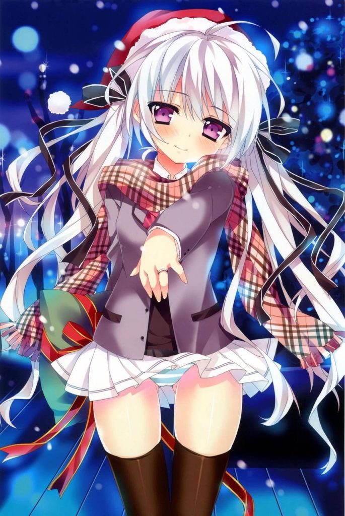 ニーソの二次エロ画像でいい夢みましょ♪