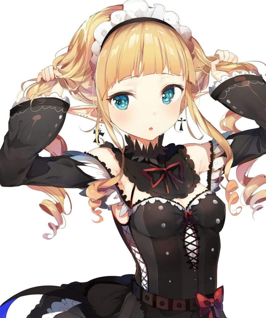 エルフ耳の二次フェチ画像。