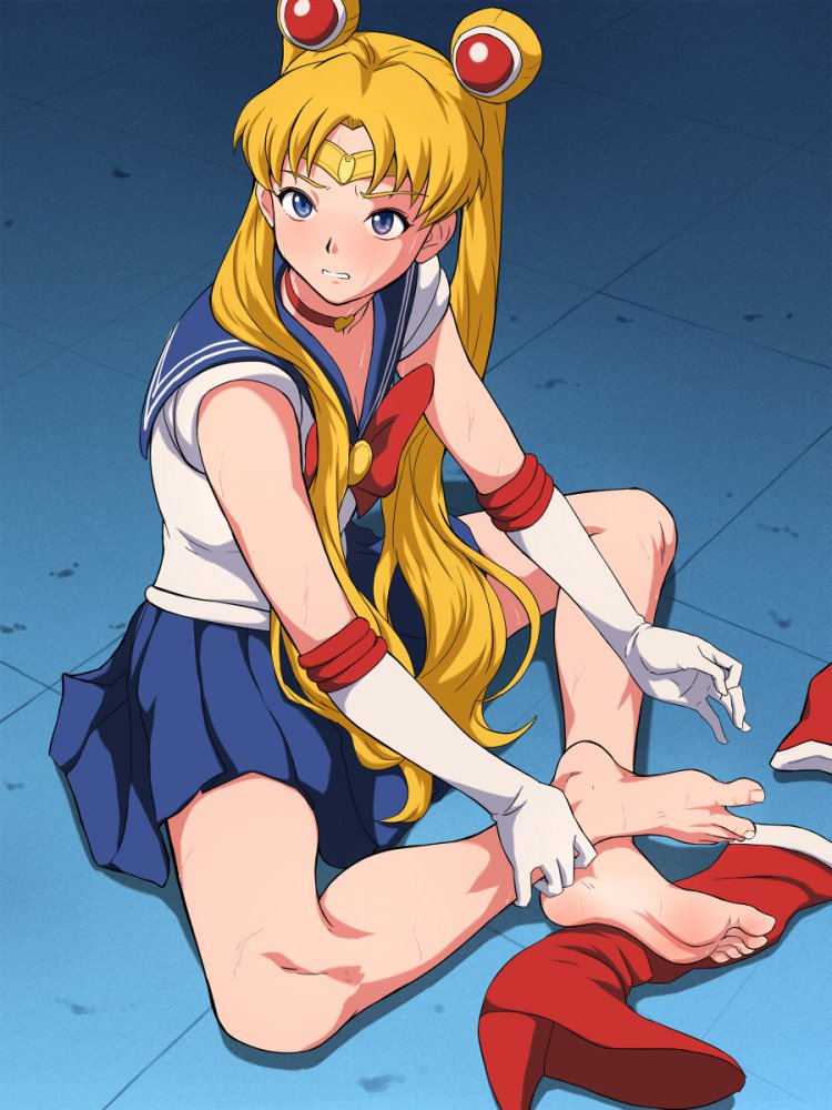 威力バツグンな足フェチの二次エロ画像詰め合わせ