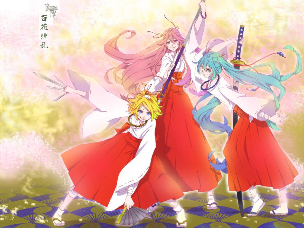 巫女の二次エロ画像で！